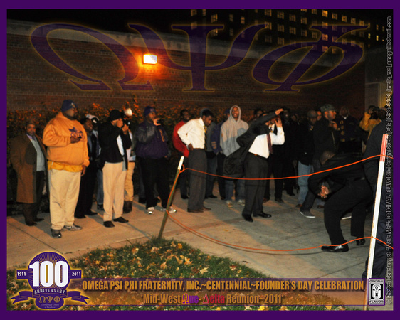 Bros. Marching  - outside Black Cultural Center @ OSU - Nov. 17th