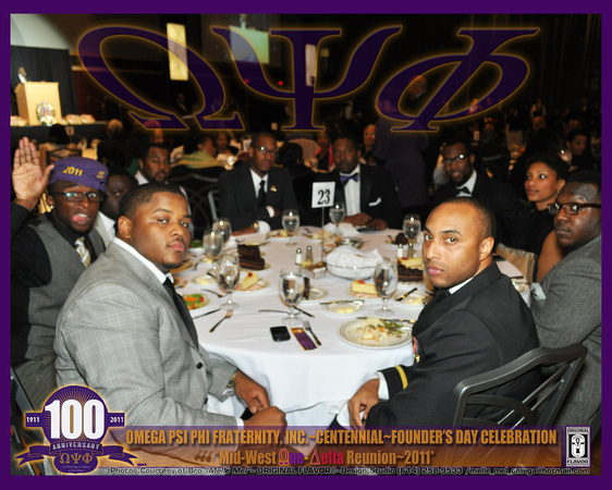 Bruhz of "Icy" Iota Psi & Sigma Psi Chapters @ Banquet Table #23