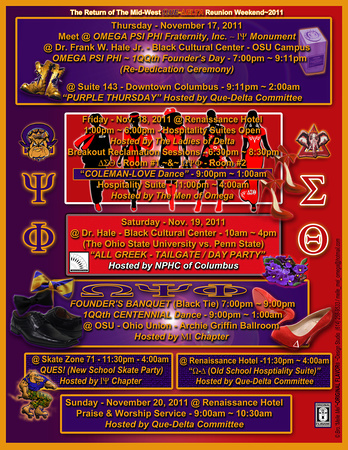 Q-Flyer: All Events Listing (Back)