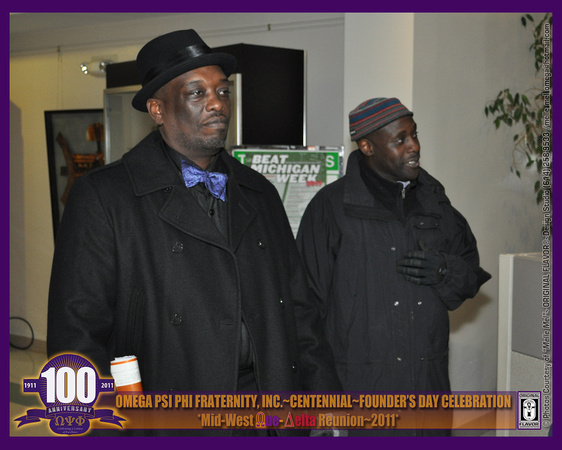 Bro. Roosevelt Jenkins & Bro. Camuel Cross - inside Black Cultural Center - Nov. 17th