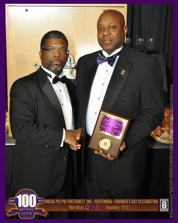 Bro. Shaw & Bro. Jeffrey A. Tarver, Sr. (Central Area Rep) - (Brotherhood Award)