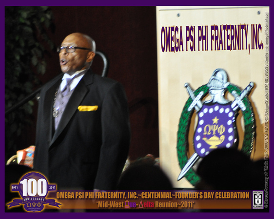 Bro. Donnell Boykin - recites Omega's 100th Year  History